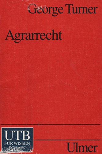 9783825218294: Agrarrecht. Ein Grundri.