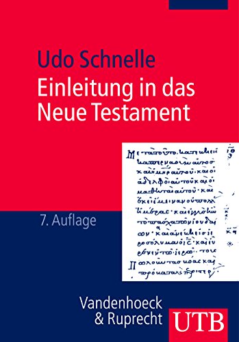 Beispielbild fr Einleitung in das Neue Testament (Uni-Taschenbcher M) zum Verkauf von medimops