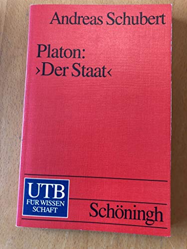 9783825218669: Platon: Der Staat. Ein einfhrender Kommentar.