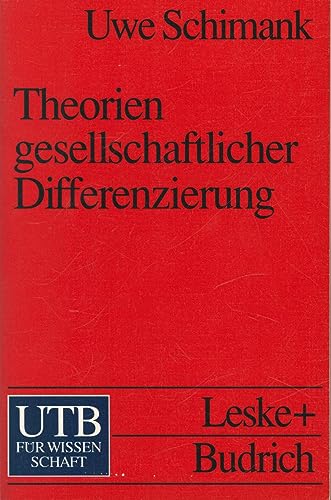 Beispielbild fr Theorien gesellschaftlicher Differenzierung zum Verkauf von medimops