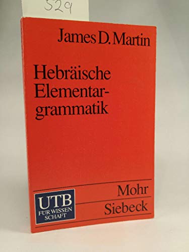 Beispielbild fr Hebrische Elementargrammatik zum Verkauf von medimops