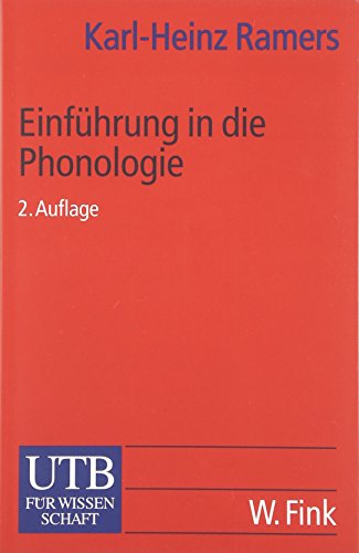 Einführung in die Phonologie (Uni-Taschenbücher S) - Karl-Heinz Ramers