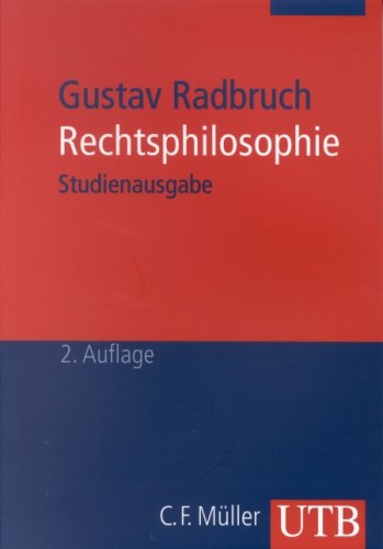 rechtsphilosophie - radbruch,gustav