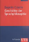 9783825222666: Geschichte der Sprachphilosophie von der Antike bis zur Gegenwart 1: Von den Anfngen bis Rousseau (Uni-Taschenbcher M)