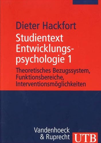 Beispielbild fr Studientext Entwicklungspsychologie: 1 zum Verkauf von medimops