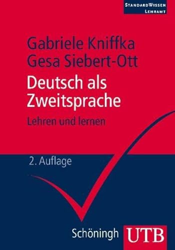 Beispielbild fr Deutsch als Zweitsprache. Lehren und Lernen zum Verkauf von medimops