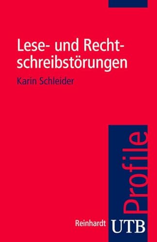 9783825230470: Lese- und Rechtschreib-strungen