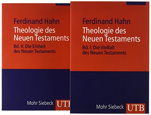 Theologie des Neuen Testaments 1/2. 2 Bände - Ferdinand Hahn