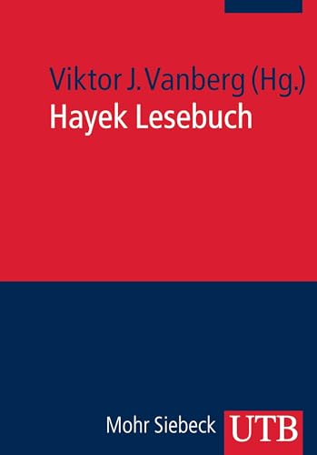 9783825235246: Hayek Lesebuch: 3524