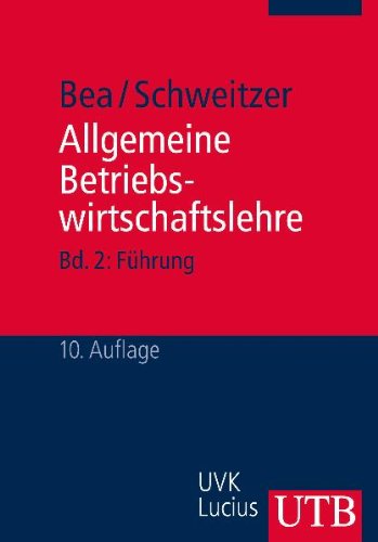 Imagen de archivo de Allgemeine Betriebswirtschaftslehre Bd. 2: Fhrung a la venta por medimops