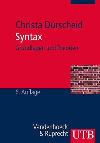 Stock image for Syntax: Grundlagen und Theorien for sale by medimops