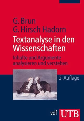 9783825242503: Textanalyse in den Wissenschaften: Inhalte und Argumente analysieren und verstehen