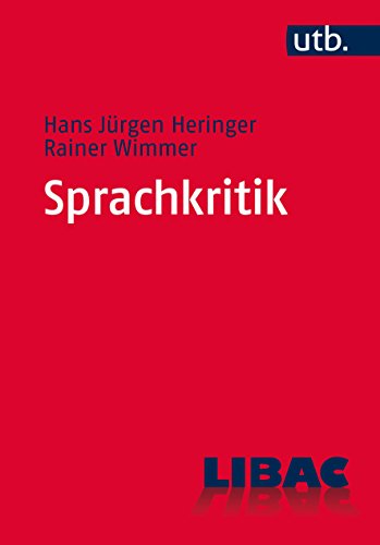 Stock image for Sprachkritik: Eine Einfhrung for sale by medimops