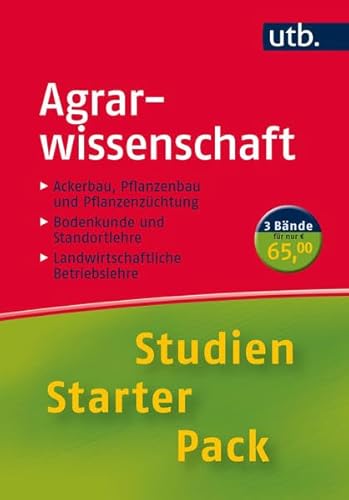 9783825244804: Studien-Starter-Pack Agrarwissenschaft: Dreibndige Handbibliothek fr die erste Phase des Studiums