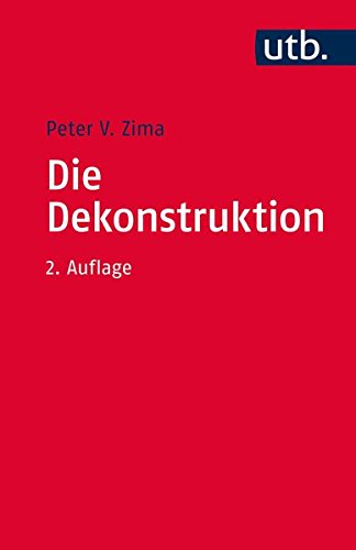 Beispielbild fr Die Dekonstruktion -Language: german zum Verkauf von GreatBookPrices