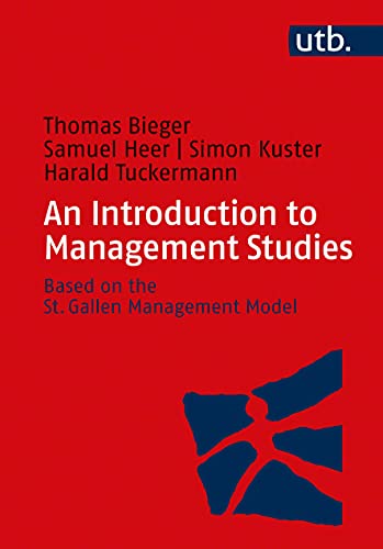 9783825256562: An Introduction to Management Studies: Based on the St. Gallen Management Model