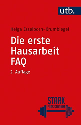 Stock image for Die erste Hausarbeit - FAQ for sale by GreatBookPrices