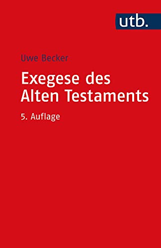 Beispielbild fr Exegese des Alten Testaments zum Verkauf von Blackwell's
