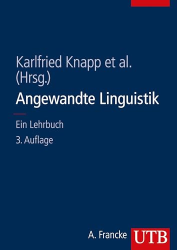 Imagen de archivo de Angewandte Linguistik, M. Cd-Rom: Ein Lehrbuch a la venta por Revaluation Books