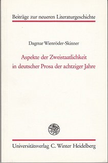 Imagen de archivo de Aspekte der Zweistaatlichkeit in deutscher Prosa der achtziger Jahre. a la venta por Bojara & Bojara-Kellinghaus OHG