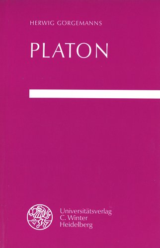 Imagen de archivo de Platon [Heidelberger Studienhefte Zur Altertumswissenschaft] a la venta por Vivarium, LLC