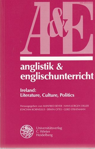9783825302146: Literature, Culture, Politics: 52 (Anglistik & Englischunterricht)