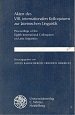 Akten des VIII. Internationalen Kolloquiums zur Lateinischen Linguistik = Proceedings of the Eigh...