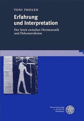 9783825308834: Erfahrung und Interpretation: Der Streit zwischen Hermeneutik und Dekonstruktion: 26