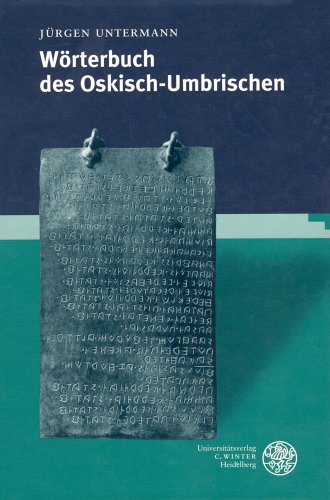 Wörterbuch des Oskisch-Umbrischen - Untermann, Jürgen