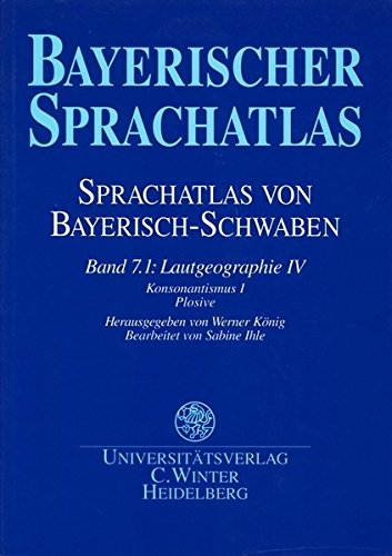 Imagen de archivo de Sprachatlas von Bayerisch-Schwaben (SBS). Band 7.1. a la venta por SKULIMA Wiss. Versandbuchhandlung