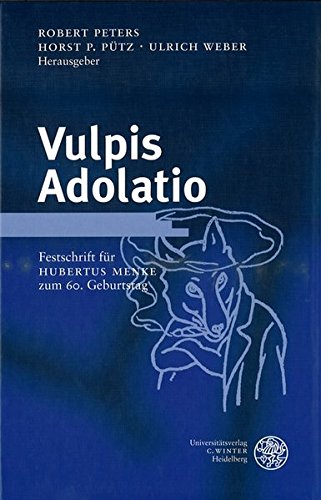 Beispielbild fr Vulpis Adolatio. zum Verkauf von SKULIMA Wiss. Versandbuchhandlung