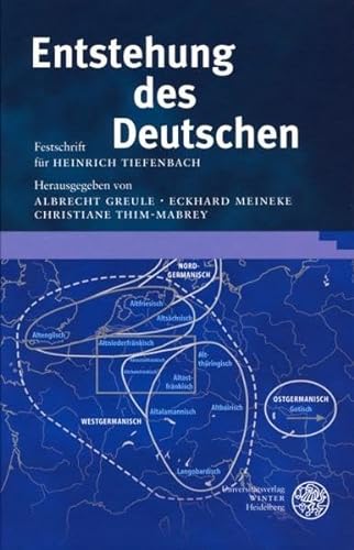 Imagen de archivo de Entstehung des Deutschen. Festschrift fr Heinrich Tiefenbach. a la venta por Antiquariat Alte Seiten - Jochen Mitter