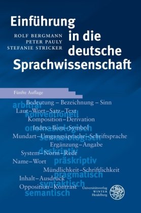 Stock image for Einfhrung in die deutsche Sprachwissenschaft for sale by medimops