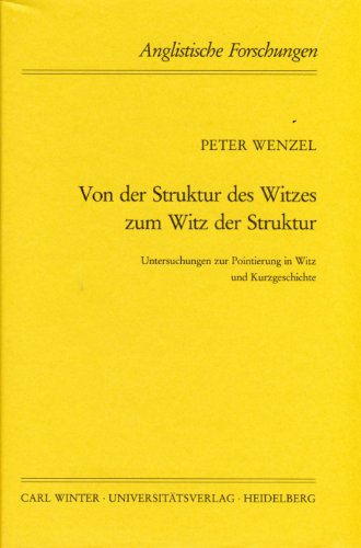 Von der Struktur des Witzes zum Witz der Struktur - Wenzel, Peter