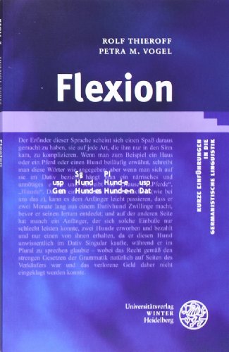 Beispielbild fr Flexion zum Verkauf von Bernhard Kiewel Rare Books