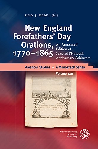 9783825362379: Forefathers' Day Orations (American Studies - A Monograph)