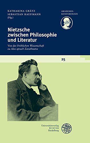 Imagen de archivo de Nietzsche zwischen Philosophie und Literatur a la venta por ISD LLC