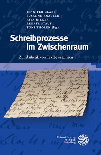 Stock image for Schreibprozesse im Zwischenraum for sale by ISD LLC