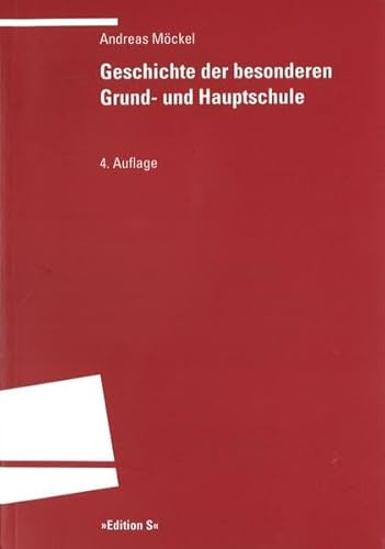 Beispielbild fr Geschichte der besonderen Grund- und Hauptschule zum Verkauf von medimops