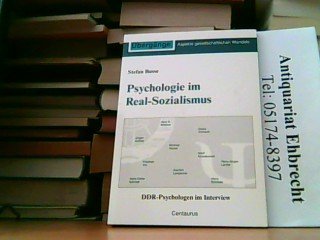 Beispielbild fr Psychologie im Real- Sozialismus. DDR- Psychologen im Interview zum Verkauf von medimops