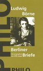 9783825701550: Berliner Briefe;