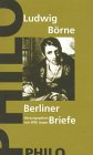 9783825701550: Berliner Briefe.
