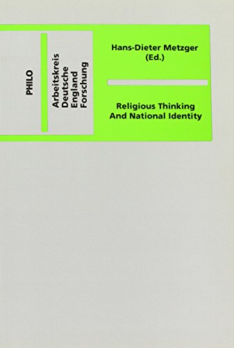 9783825702090: Religious thinking and national identity =: Religises Denken und nationale Identitt (Arbeitskreis Deutsche England-Forschung)