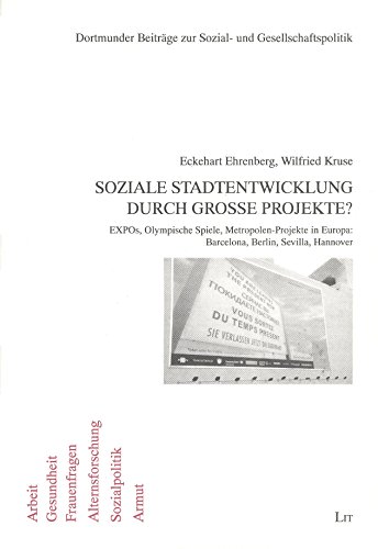 Soziale Stadtentwicklung durch groÃŸe Projekte? (9783825850838) by Ehrenberg, Eckehart; Kruse, Wilfried