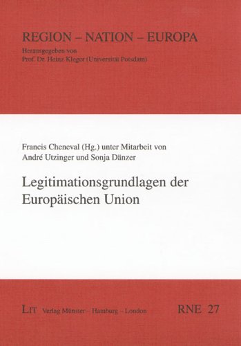 9783825880118: Legitimationsgrundlagen der Europischen Union