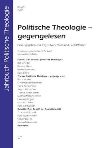 9783825890964: Politische Theologie - gegengelesen