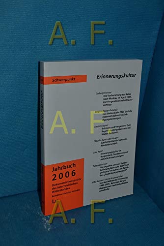 9783825893873: Jahrbuch des Dokumentationsarchivs des sterreichischen Widerstands: Schwerpunkt: Erinnerungskultur