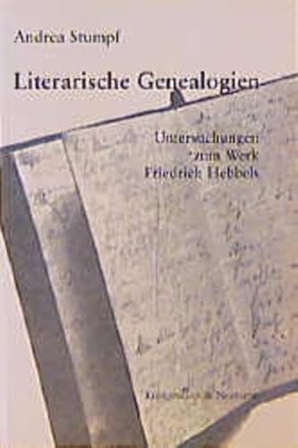 Beispielbild fr Literarische Genealogien. zum Verkauf von SKULIMA Wiss. Versandbuchhandlung