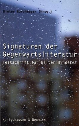 Beispielbild fr Signaturen der Gegenwartsliteratur zum Verkauf von medimops