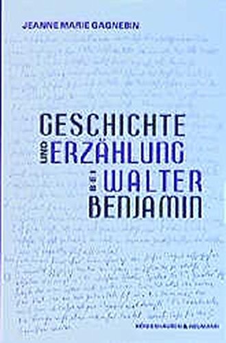 9783826020872: Geschichte und Erzhlung bei Walter Benjamin